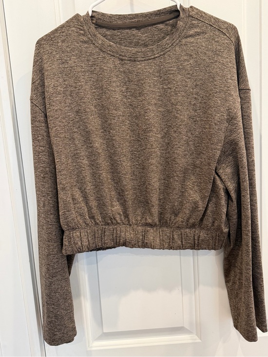lululemon athletica Tops - Lululemon like new soft jersey relaxed crewneck pullover